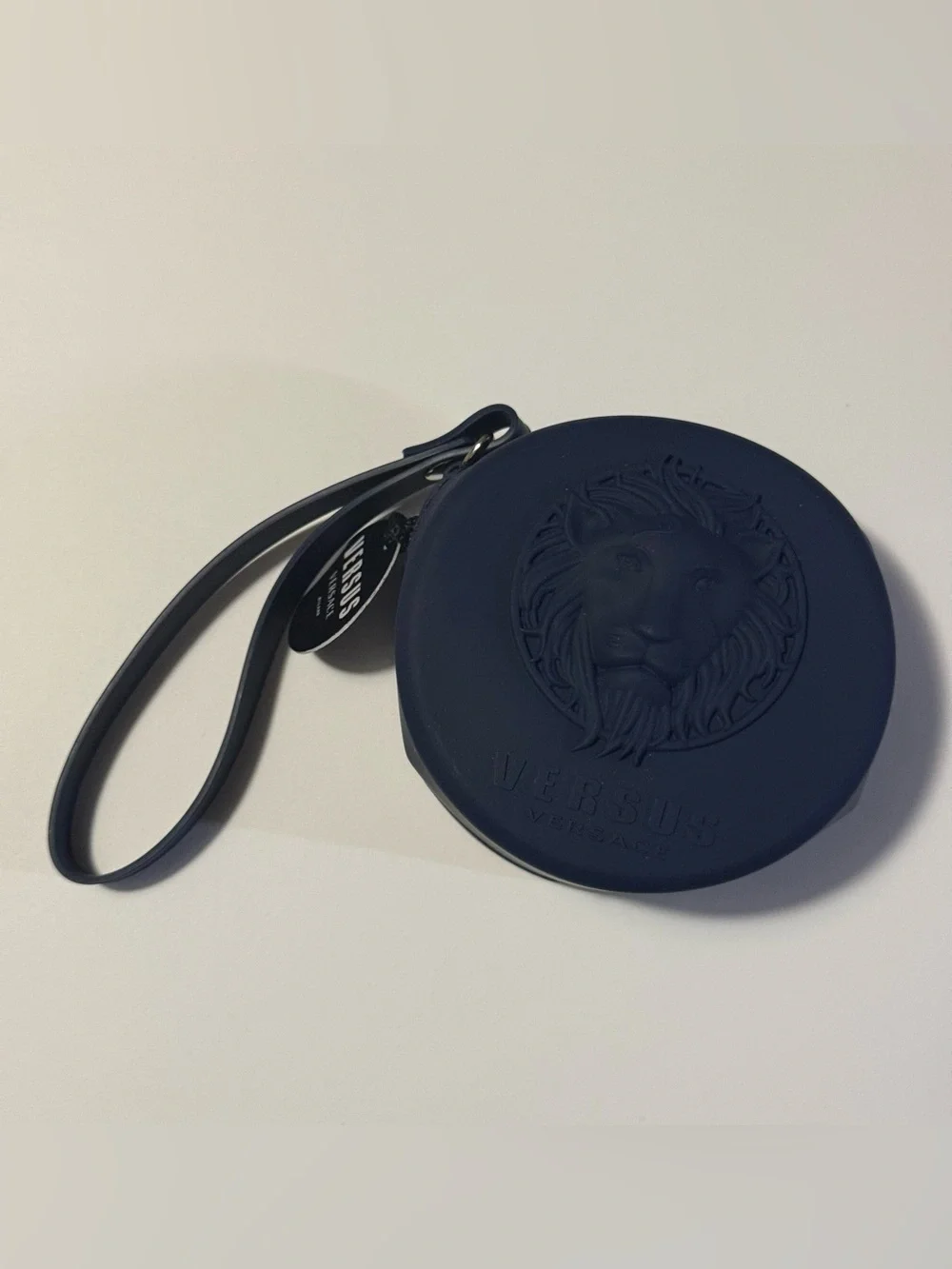 Versus Versace Unisex Quartz Analog Watch 39mm Blue Silicone Strap Gold Bezel
